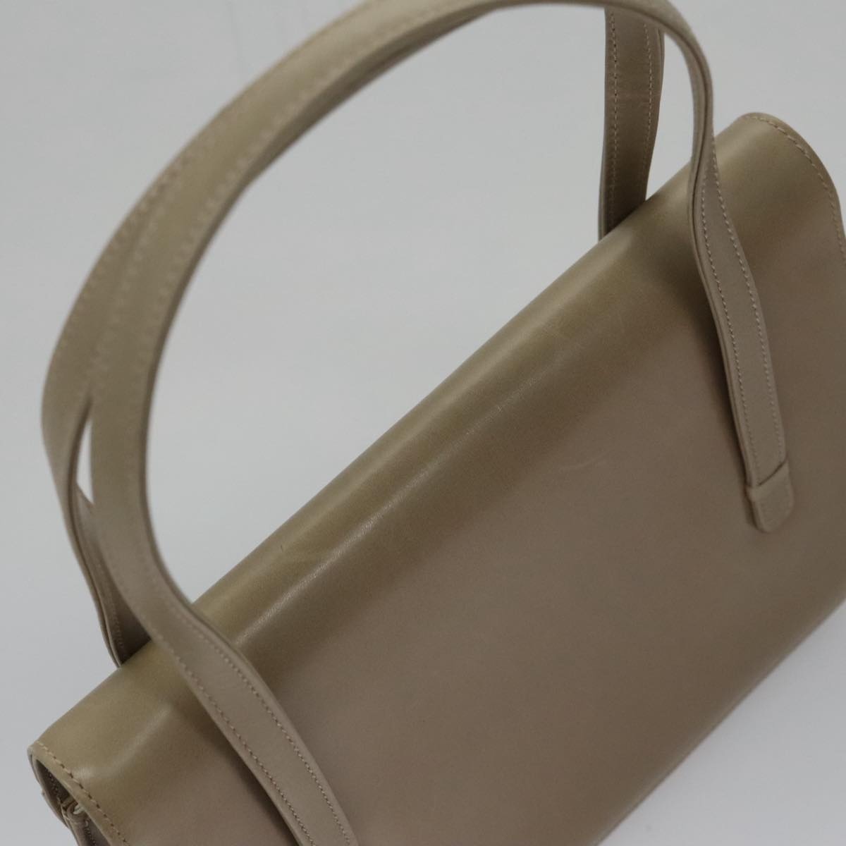 GUCCI Hand Bag Leather Beige - 6