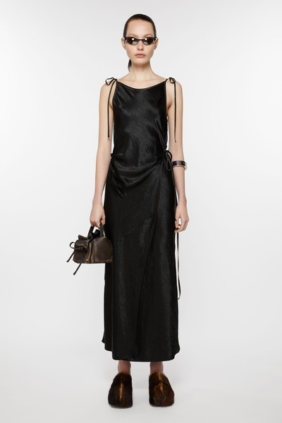 Acne Studios Satin dress - Black outlook