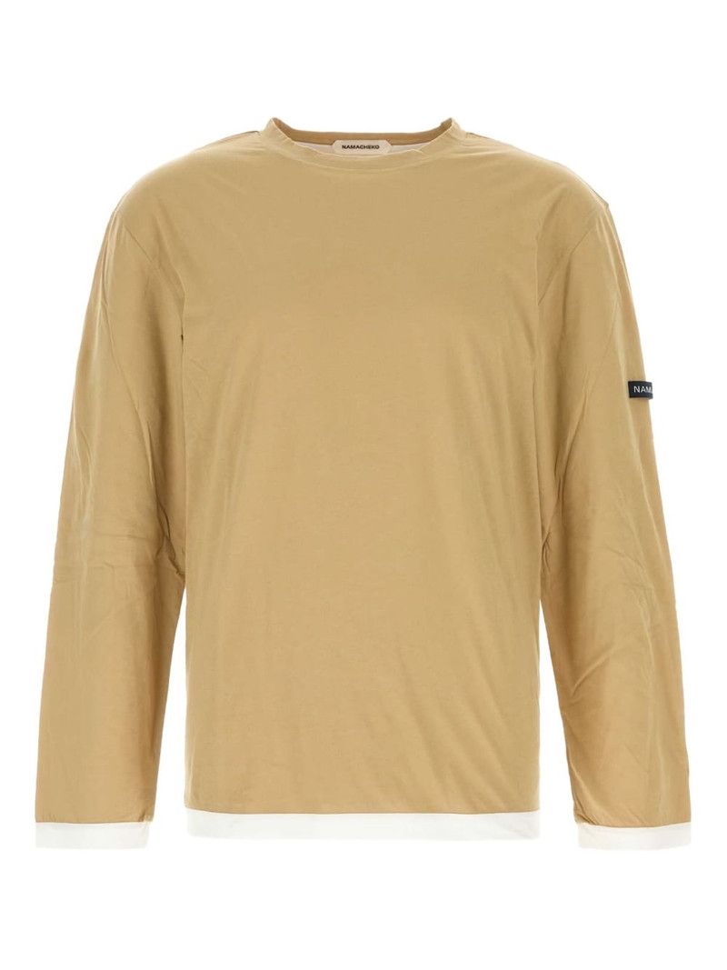 long-sleeved cotton T-shirt 1