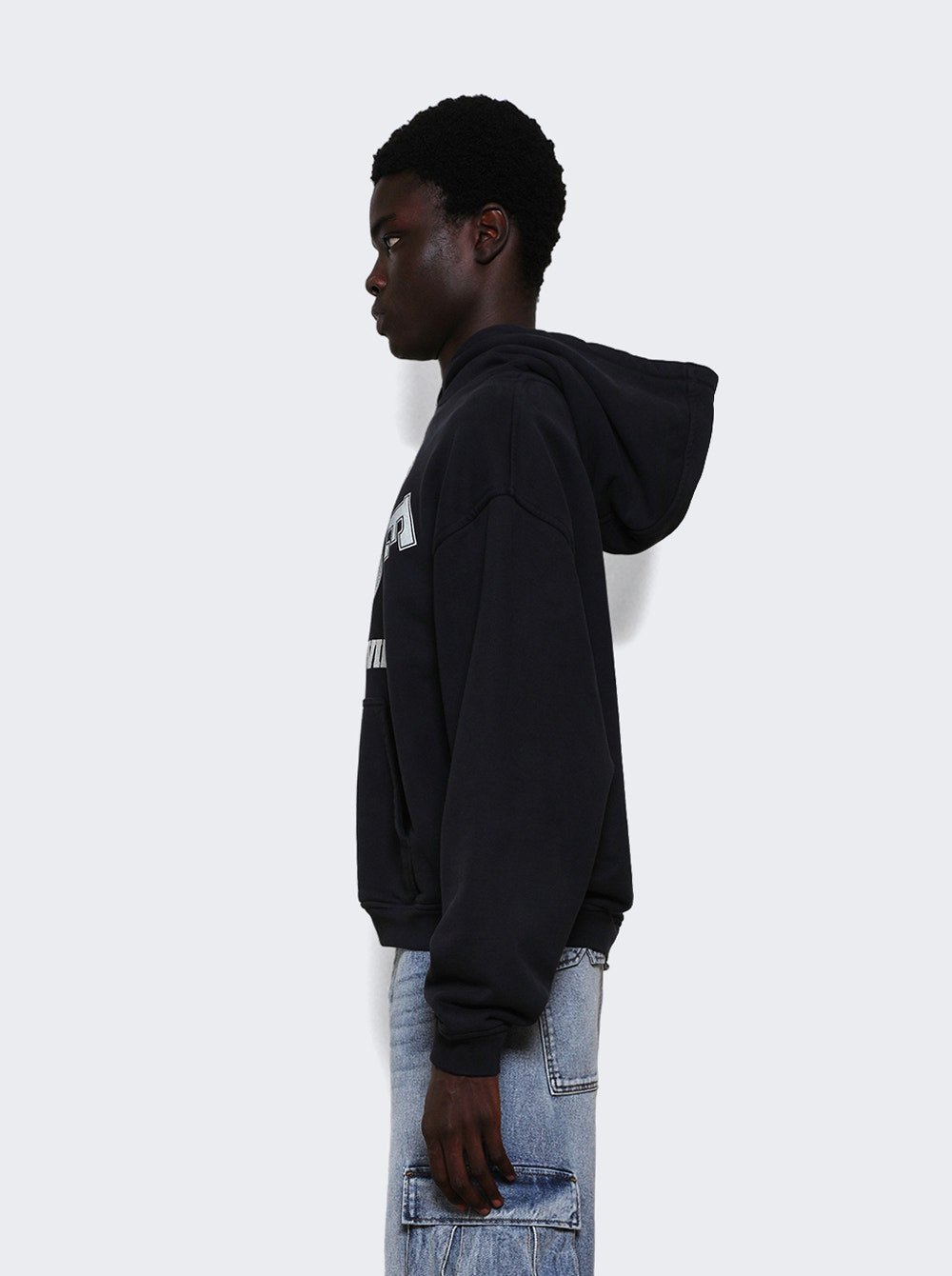 French Riviera Hoodie Vintage Black - 3