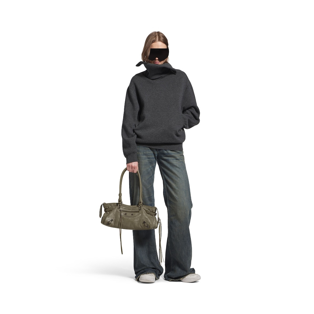 Women's Le City Bag East-west in Army Green - 6