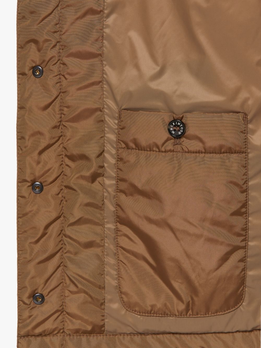 ANNABEL MOCHA NYLON QUILTED LINER VEST | LQV-005 - 6