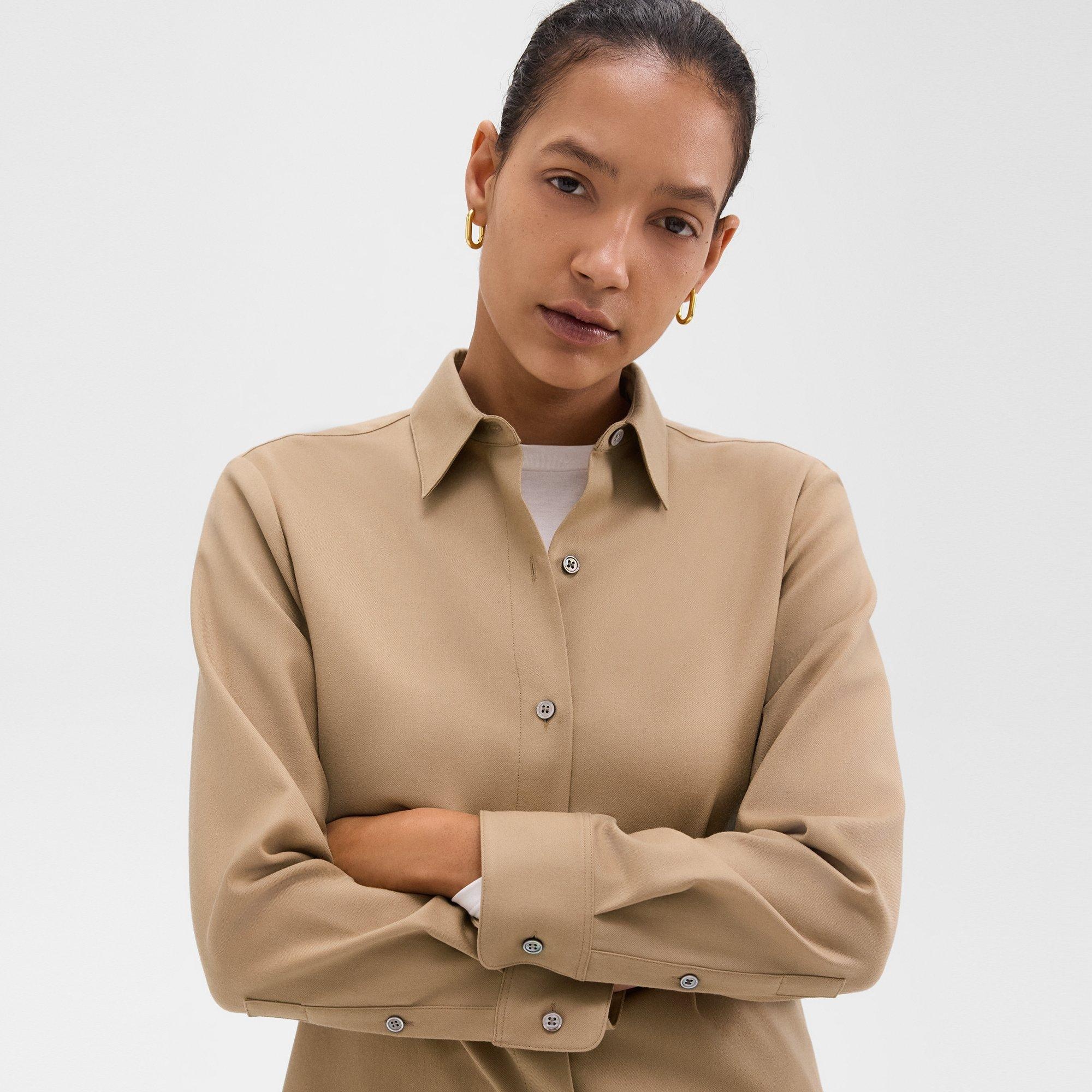 Straight Shirt in Sleek Flannel - 5