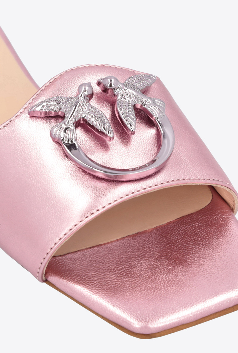 FLAT LAMINATED LEATHER SLIP-ONS 4