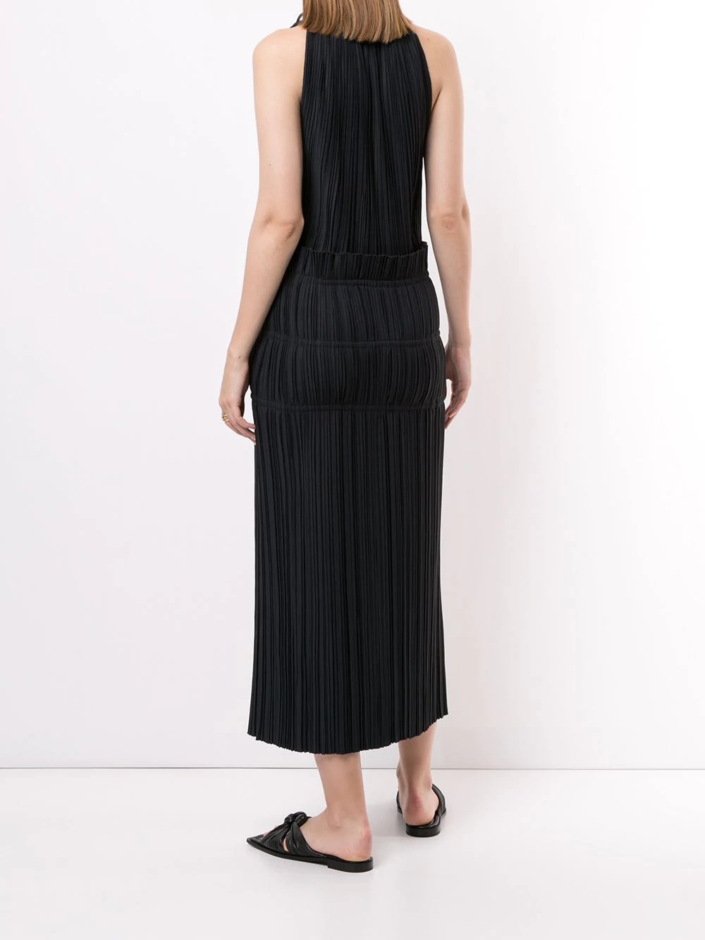 pleated midi dress - 4