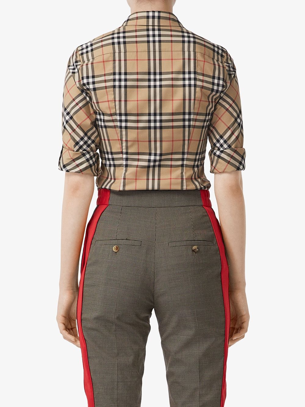 vintage check shirt - 4