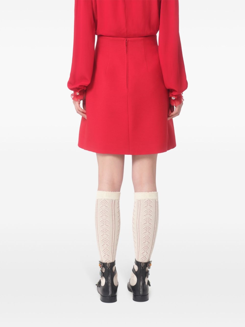 bow detailing a-line skirt - 5