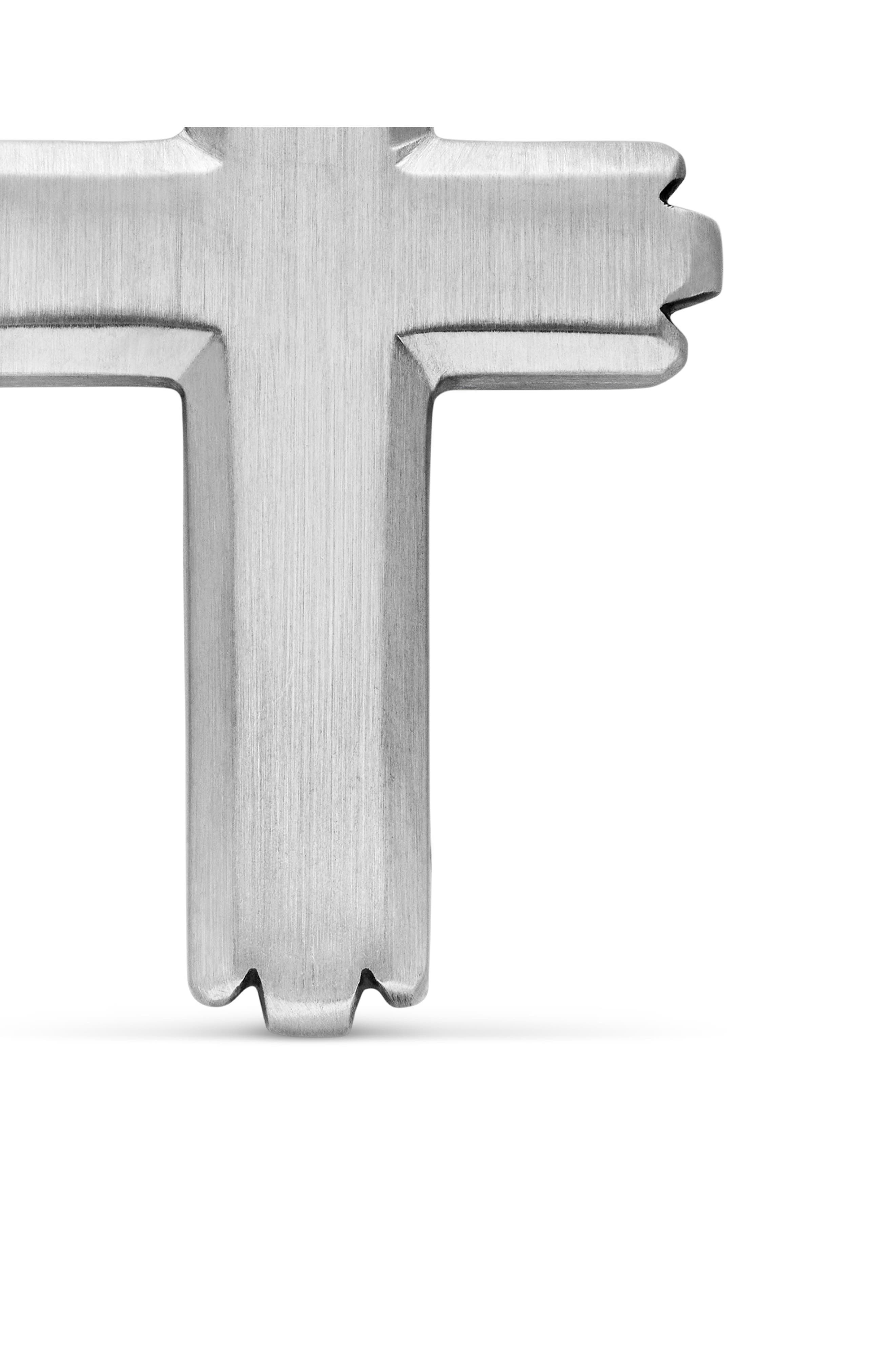 David Yurman Deco Cross Enhancer Pendant in Silver at Nordstrom - 7
