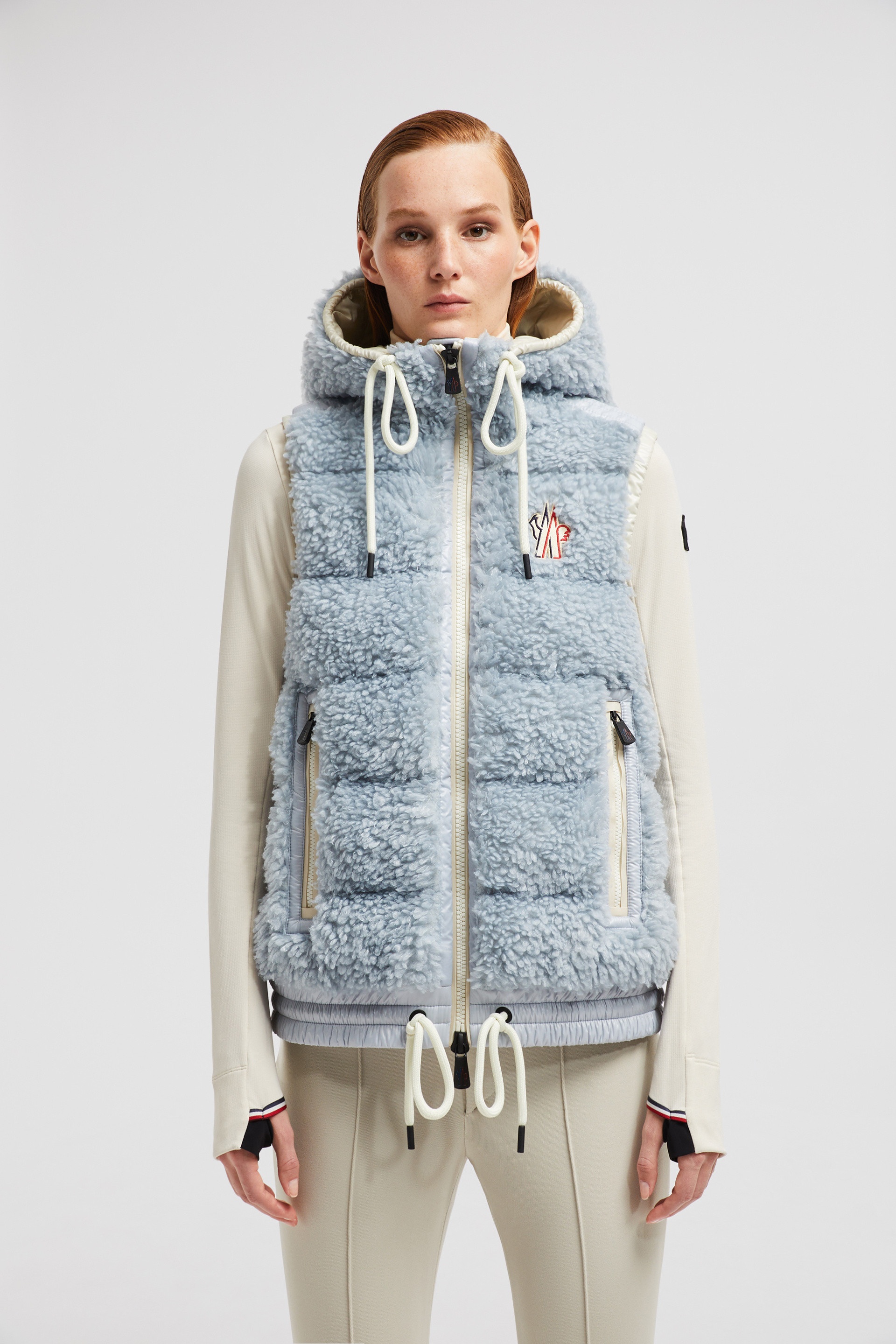 Padded Teddy Zip-Up Vest - 3