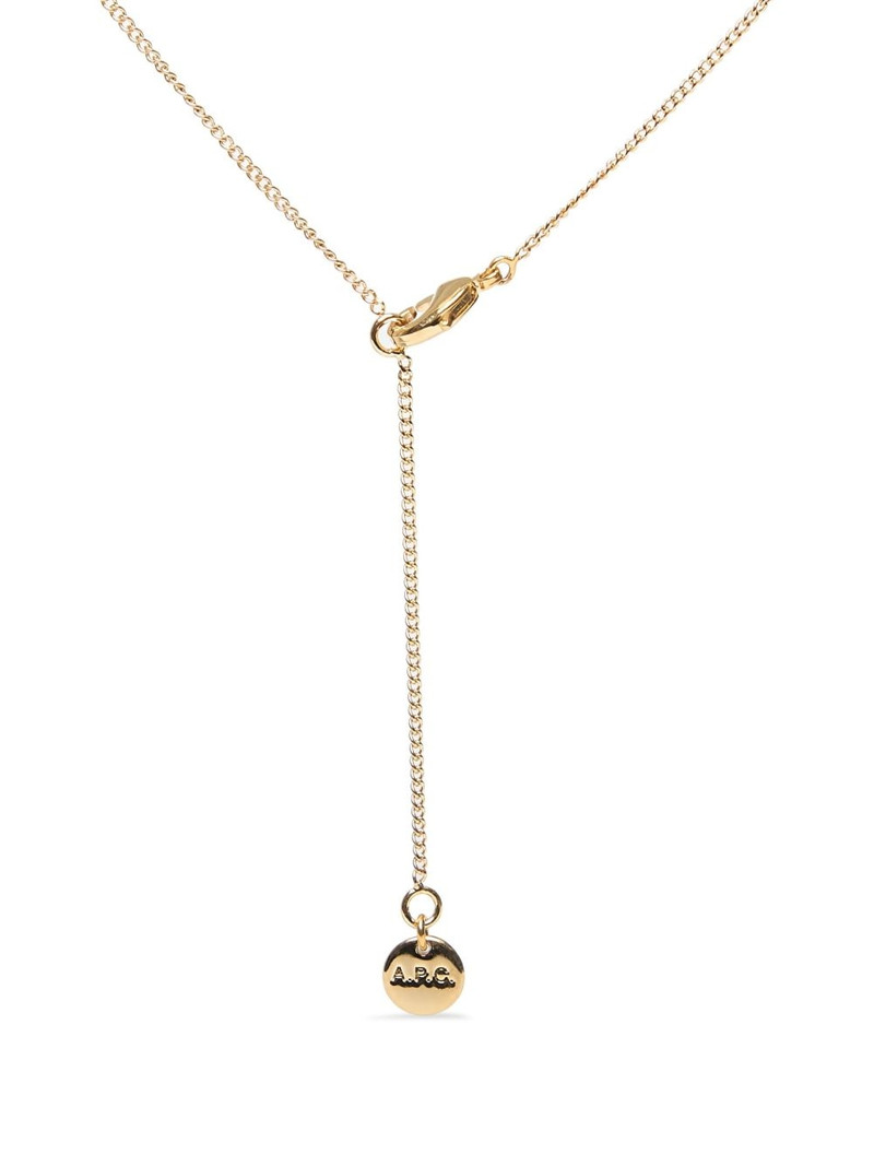 A.P.C. Eloi disc-pendant necklace outlook