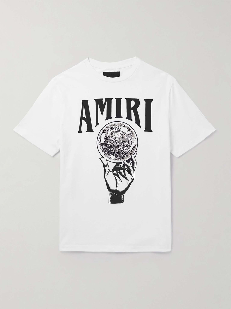 Printed Cotton-Jersey T-Shirt - 1