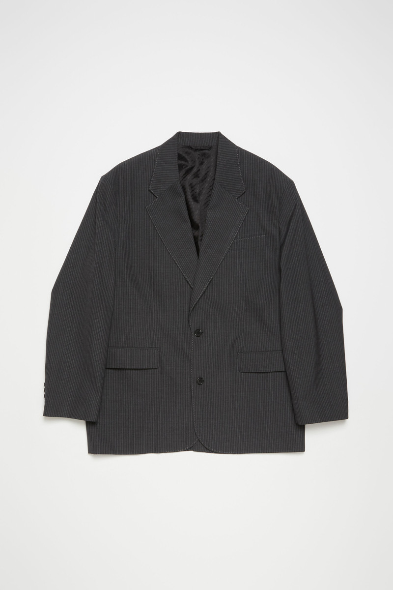 Relaxed fit suit jacket - Anthracite grey 1