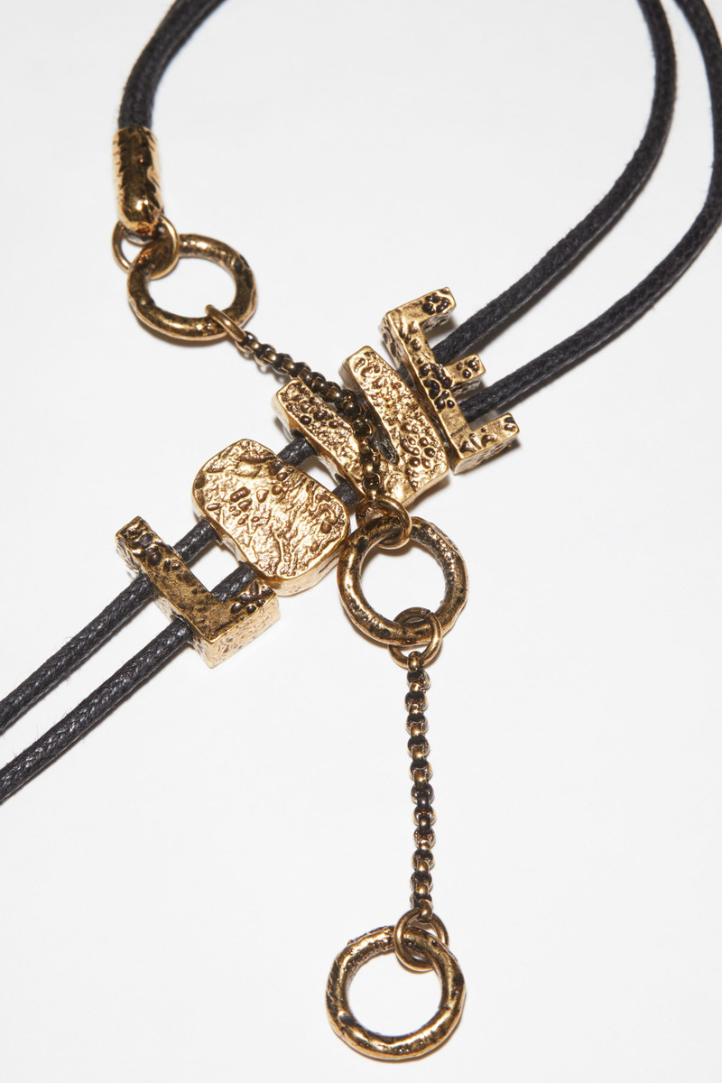 Love necklace - Black 4