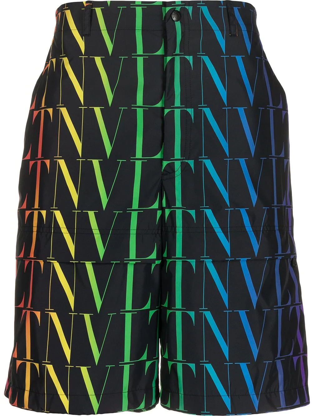 VLTN print Bermuda shorts - 1