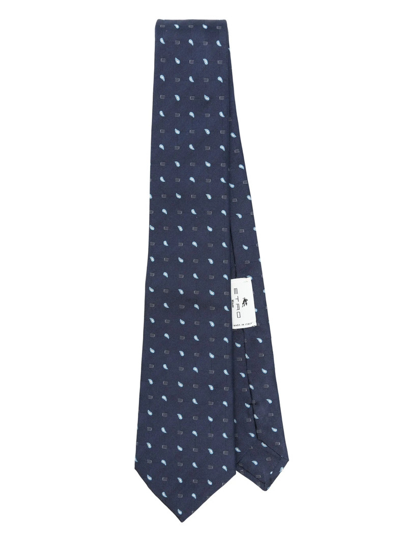 Paisley Silk Tie - 1