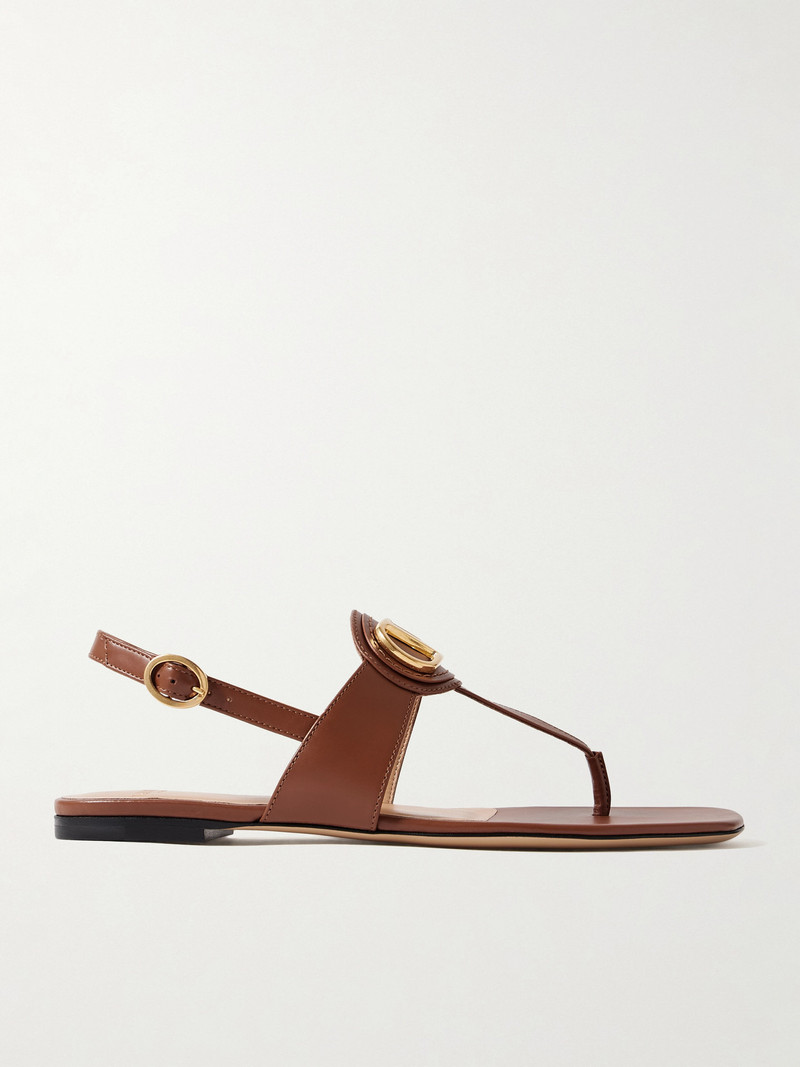 Vlogo Embellished Leather Sandals 1