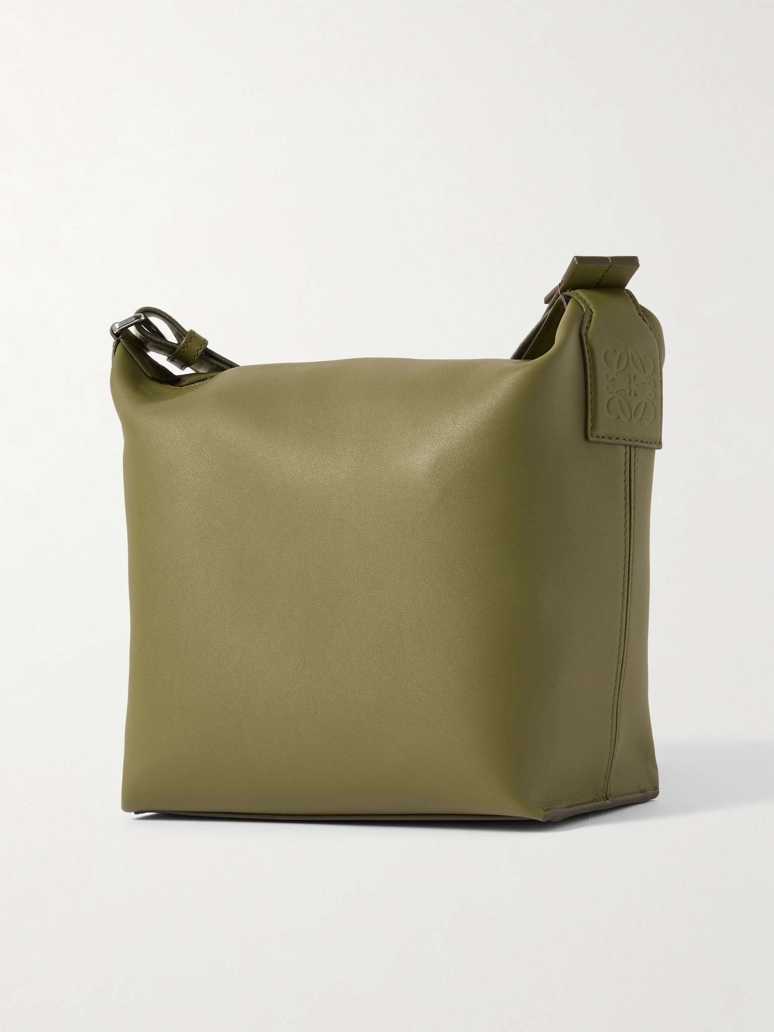 Cubi Small Leather Messenger Bag - 4