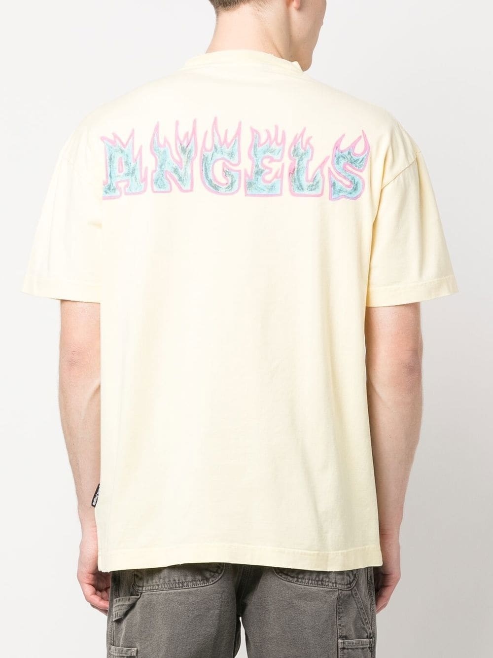 Flames logo-print T-shirt - 4