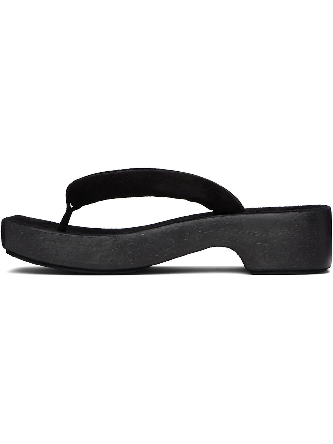 Black Zori Sandals - 3