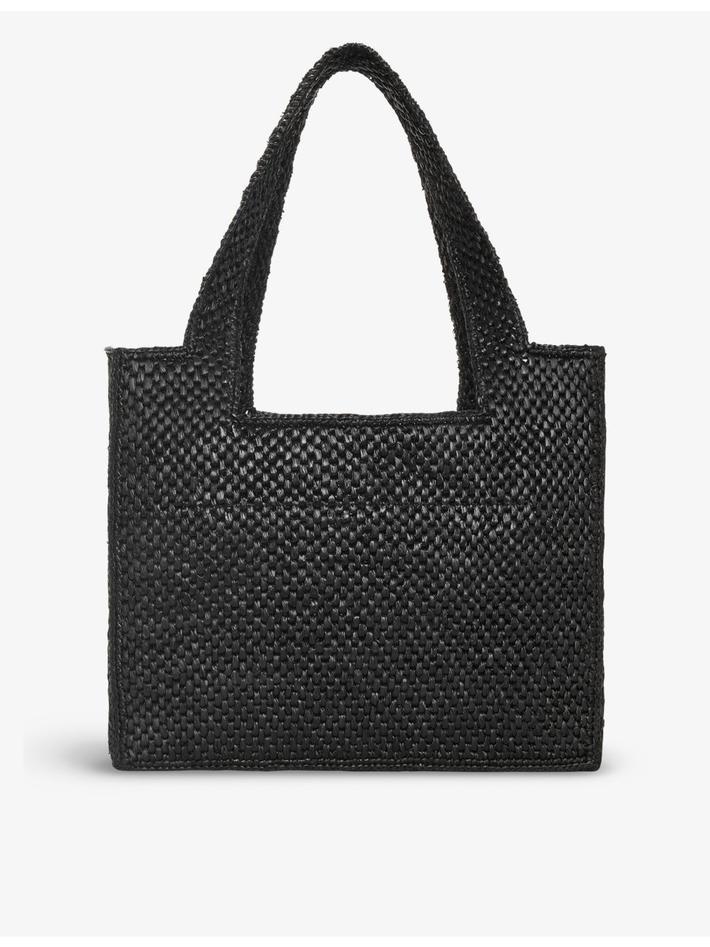 Loewe x Paula's Ibiza medium logo-print raffia-blend top-handle bag - 3