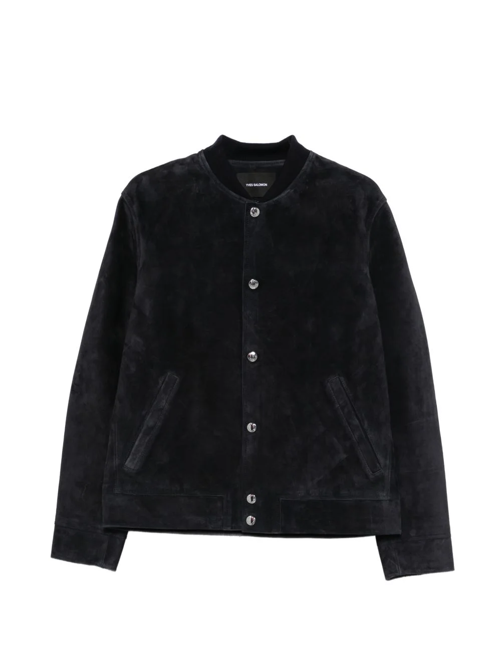 suede button-fastening jacket - 1