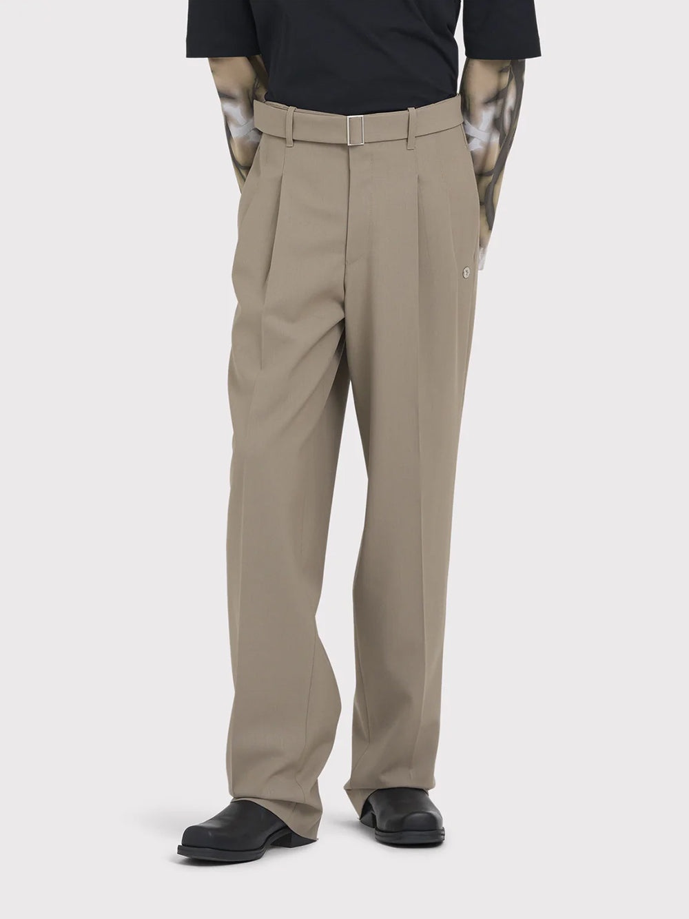 Cooper Suiting Pantaloni Color Sabbia - 2