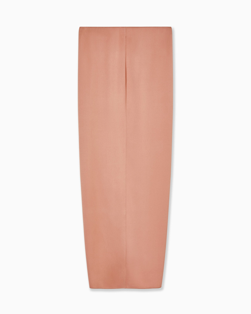 LONG SILK WRAP SKIRT 3