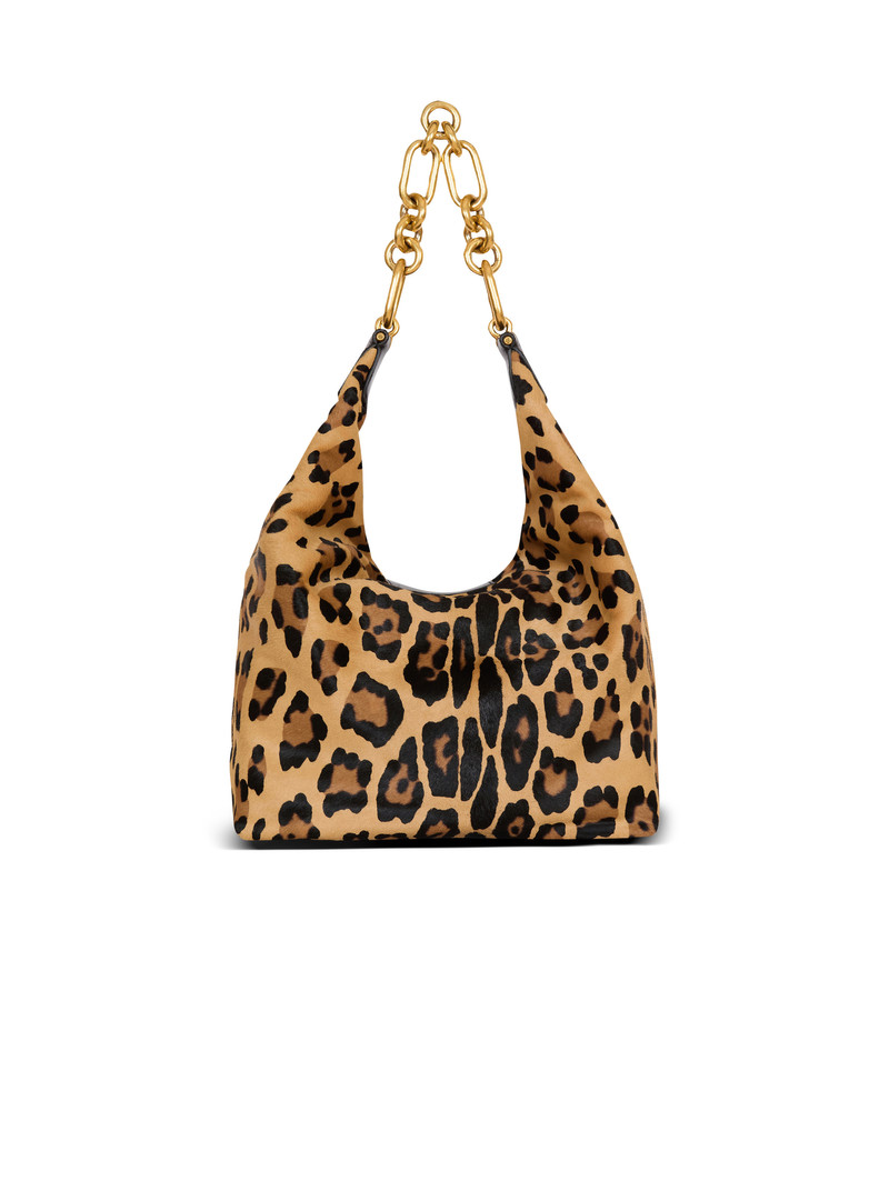 Sync Hobo leopard print leather bag 4