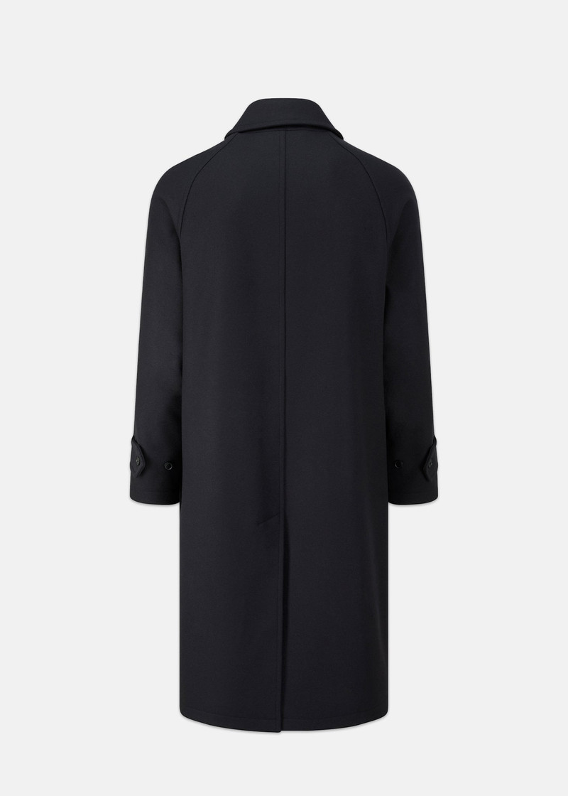 GLOVERALL Men's Hynes Coat Navy outlook