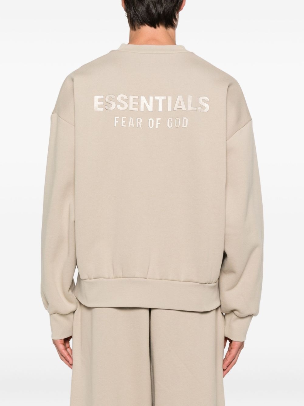 crew-neck cotton sweatshirt - 4