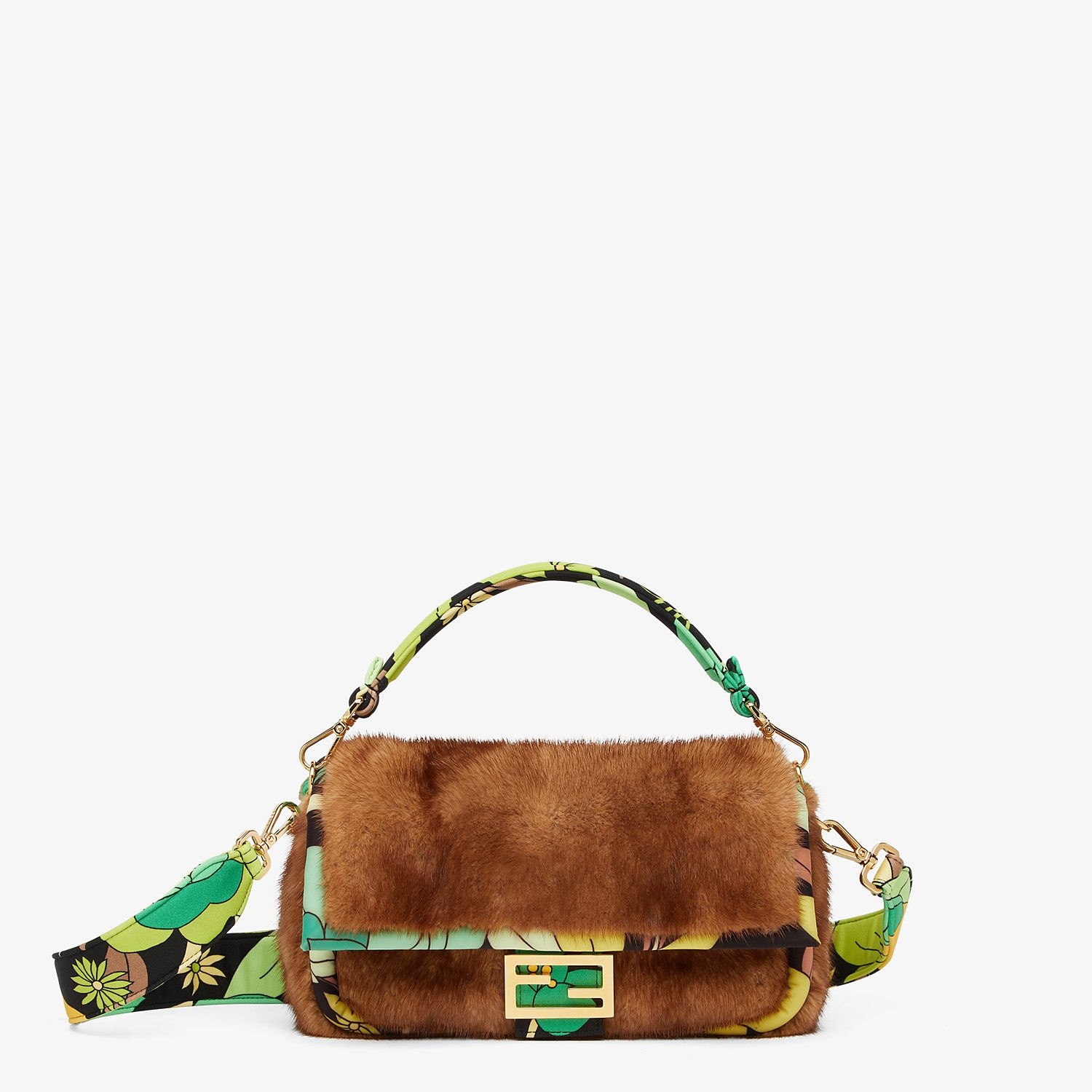 Brown mink bag - 1