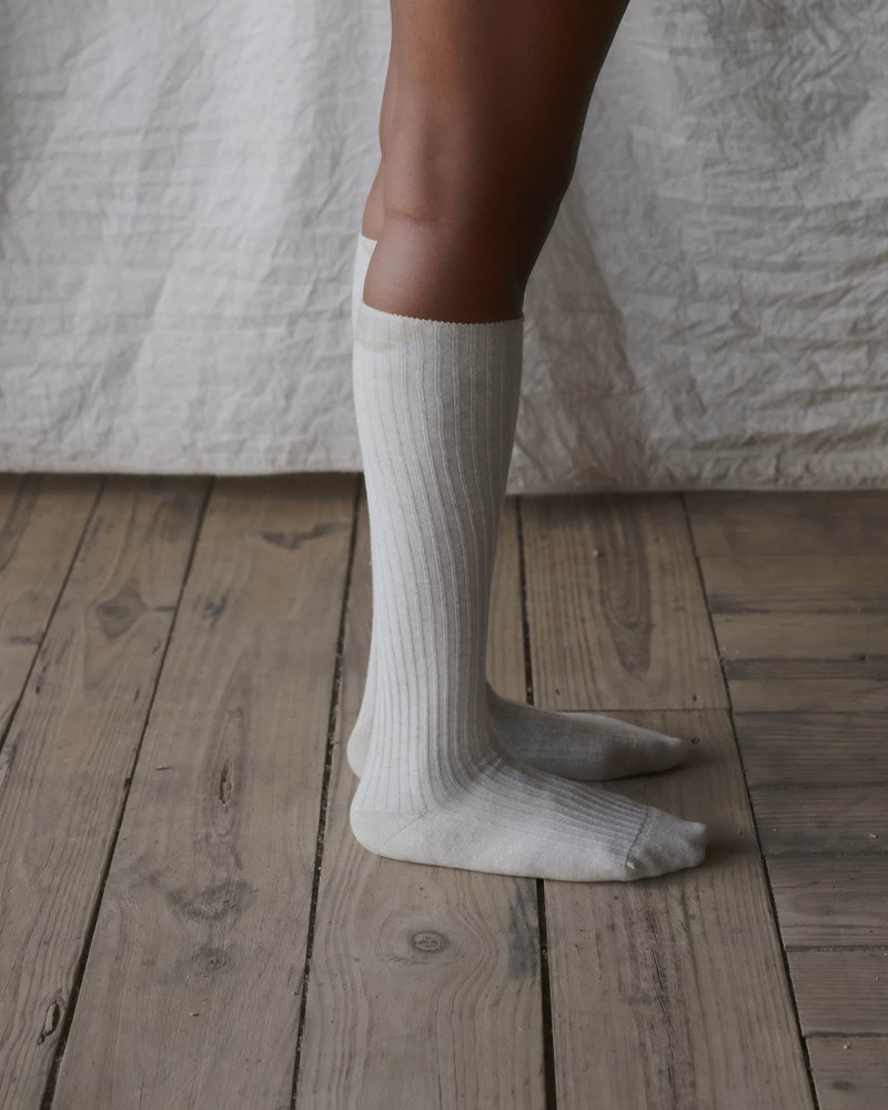 BASERANGE Rib Knee Socks
                  - Organic Cotton Rib outlook
