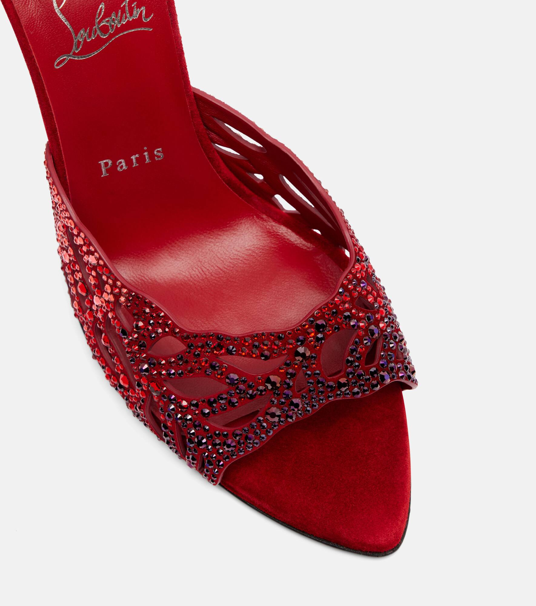Lasera 100 embellished mules - 5