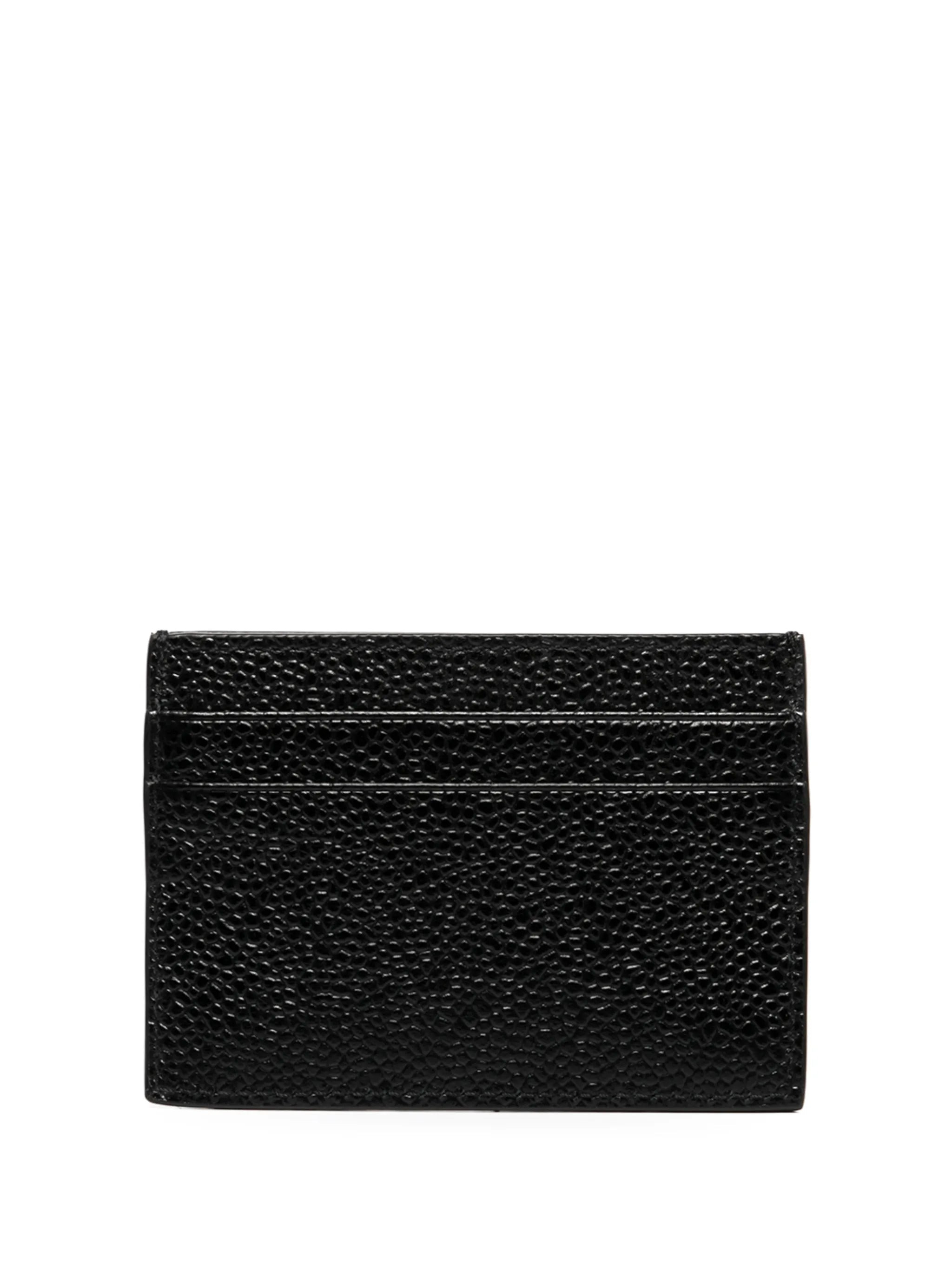 Thom Browne Grosgrain-tab Leather Cardholder - 2