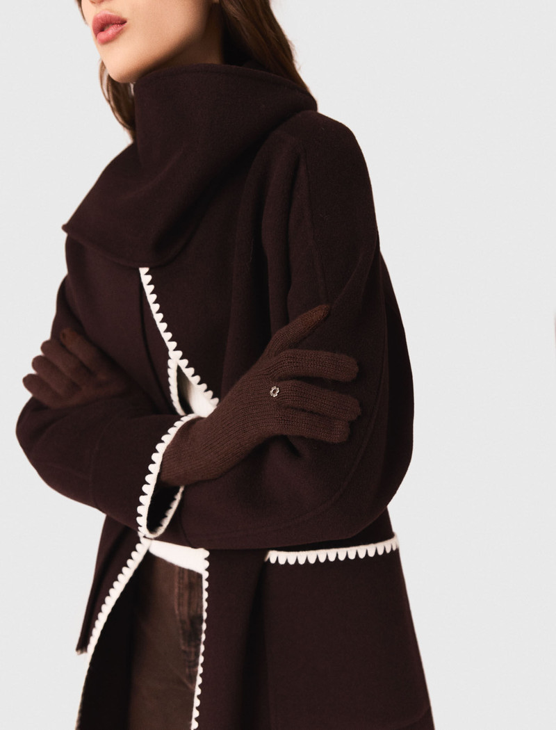 Embroidered double-faced coat 8