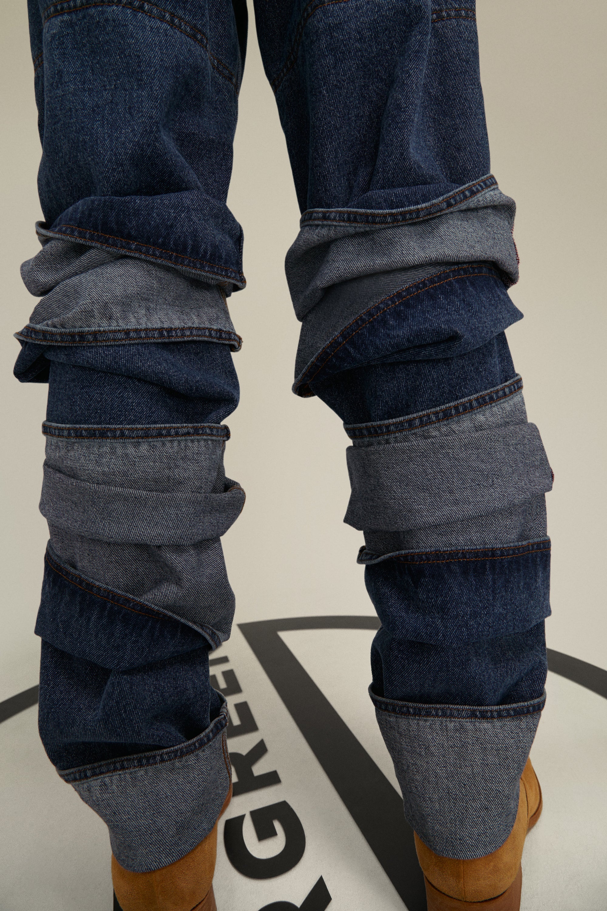Classic Multi Cuff Jeans - 11