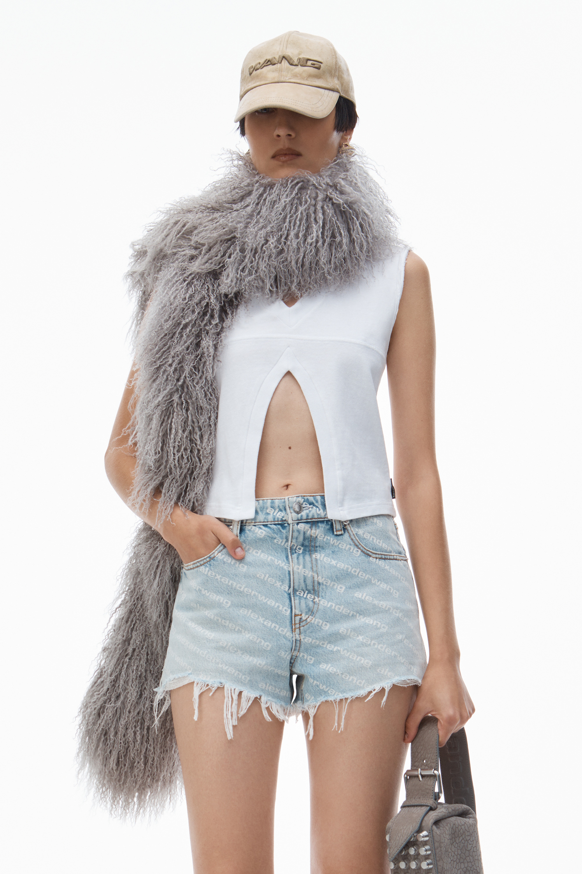 BITE LOGO SHORT IN PEBBLE BLEACH - 6