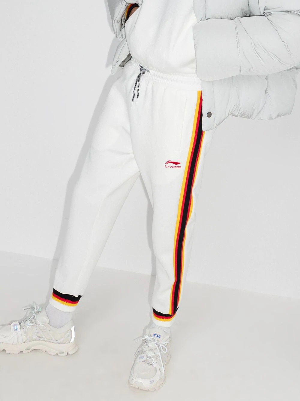 side stripe panelled track pants - 2