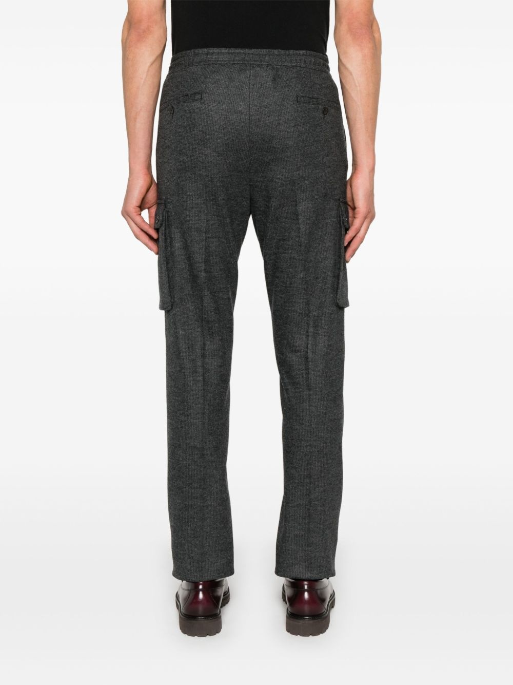 drawstring cargo pants - 4