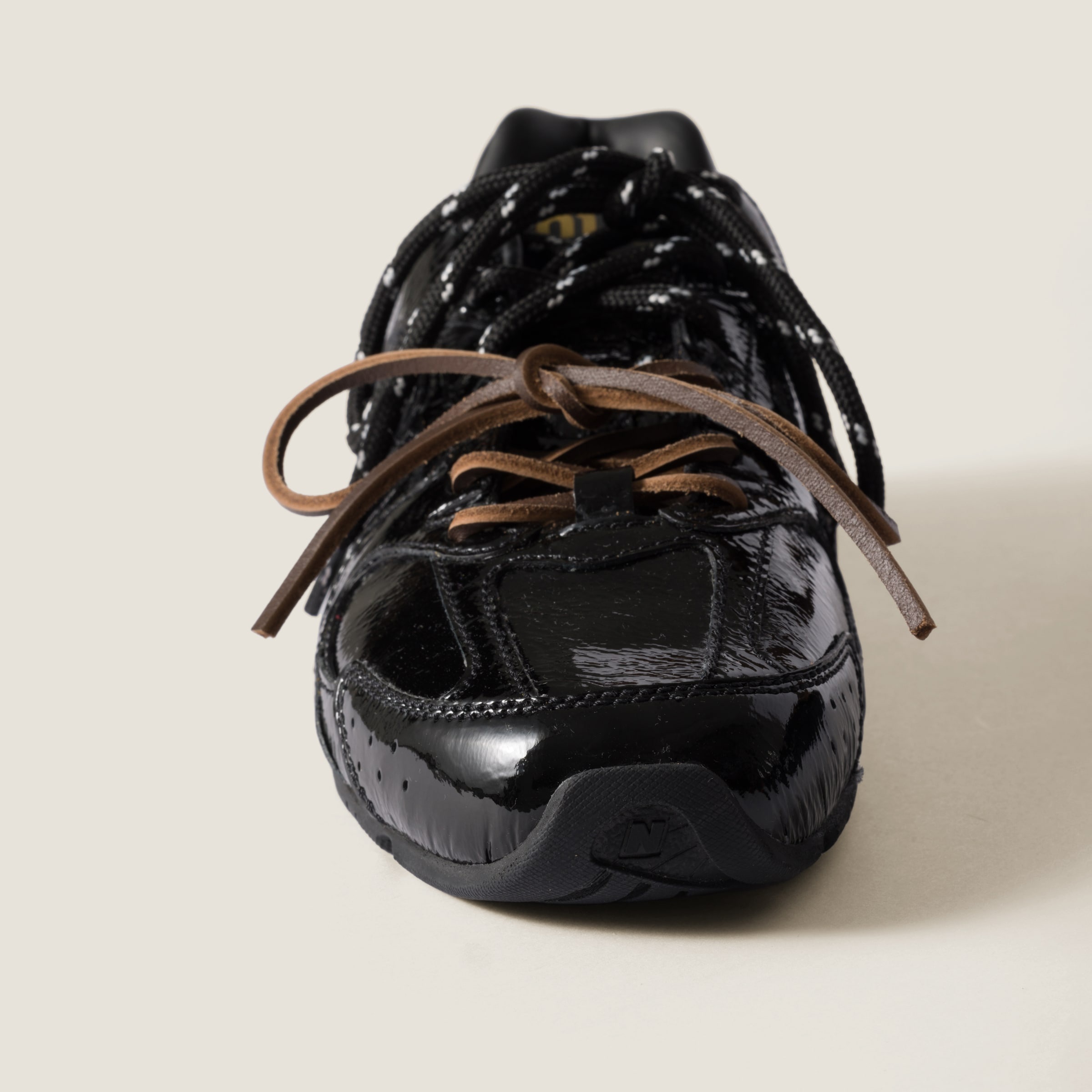 New Balance X Miu Miu 530 SL patent leather sneakers - 4