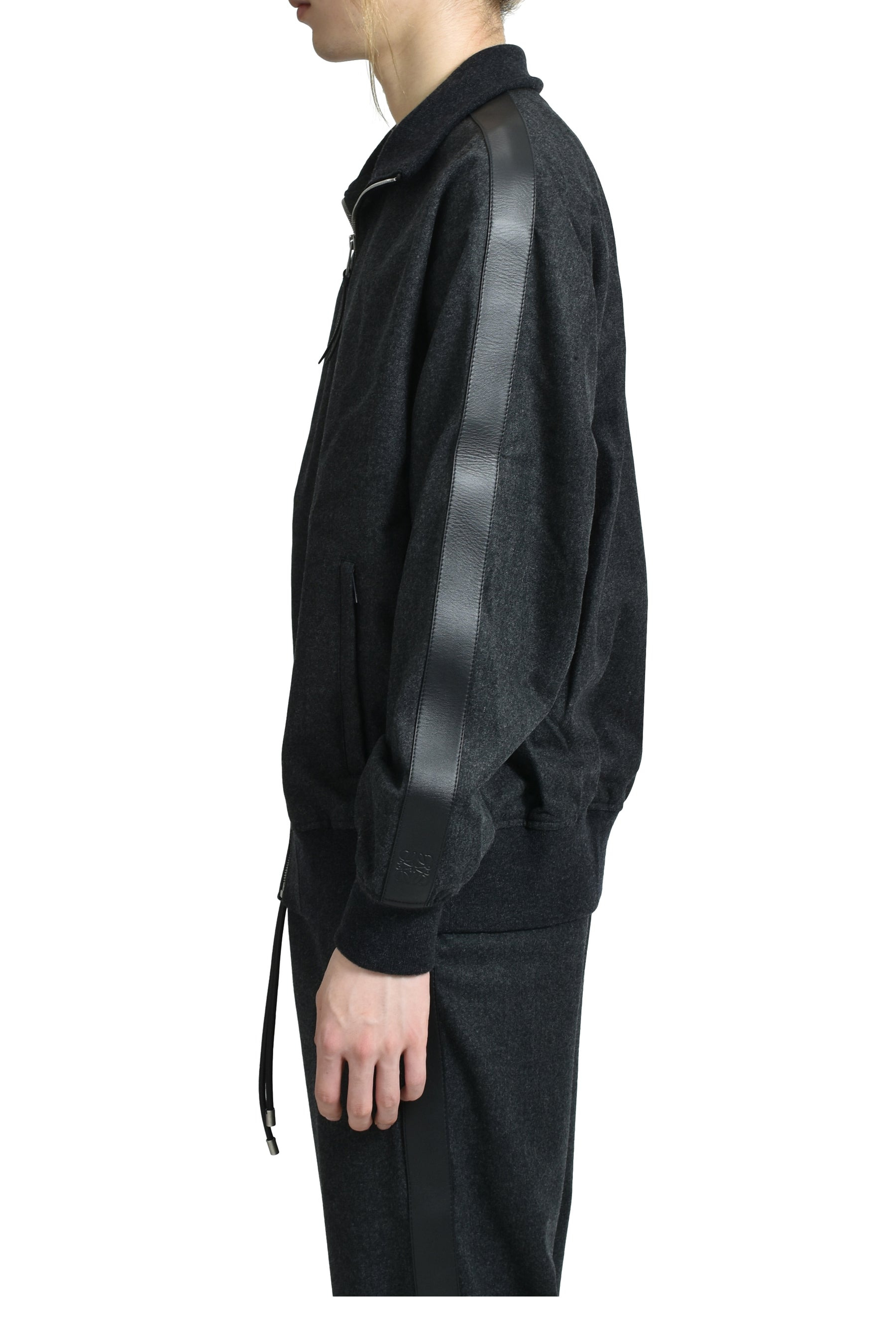 TRACKSUIT JACKET / CHA MELANGE - 3