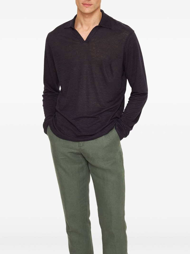 ORLEBAR BROWN Felix long-sleeve polo shirt outlook