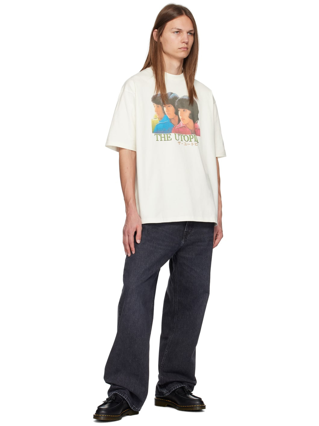 【関税込み】RICE NINE TEN オフホワイト Boys Pop Idol Tシャツ rice nine ten POP IDOL Tシャツ - Boys | FWRD