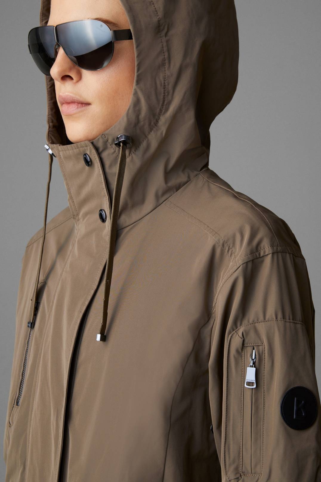 ZIA PARKA IN TAUPE - 5