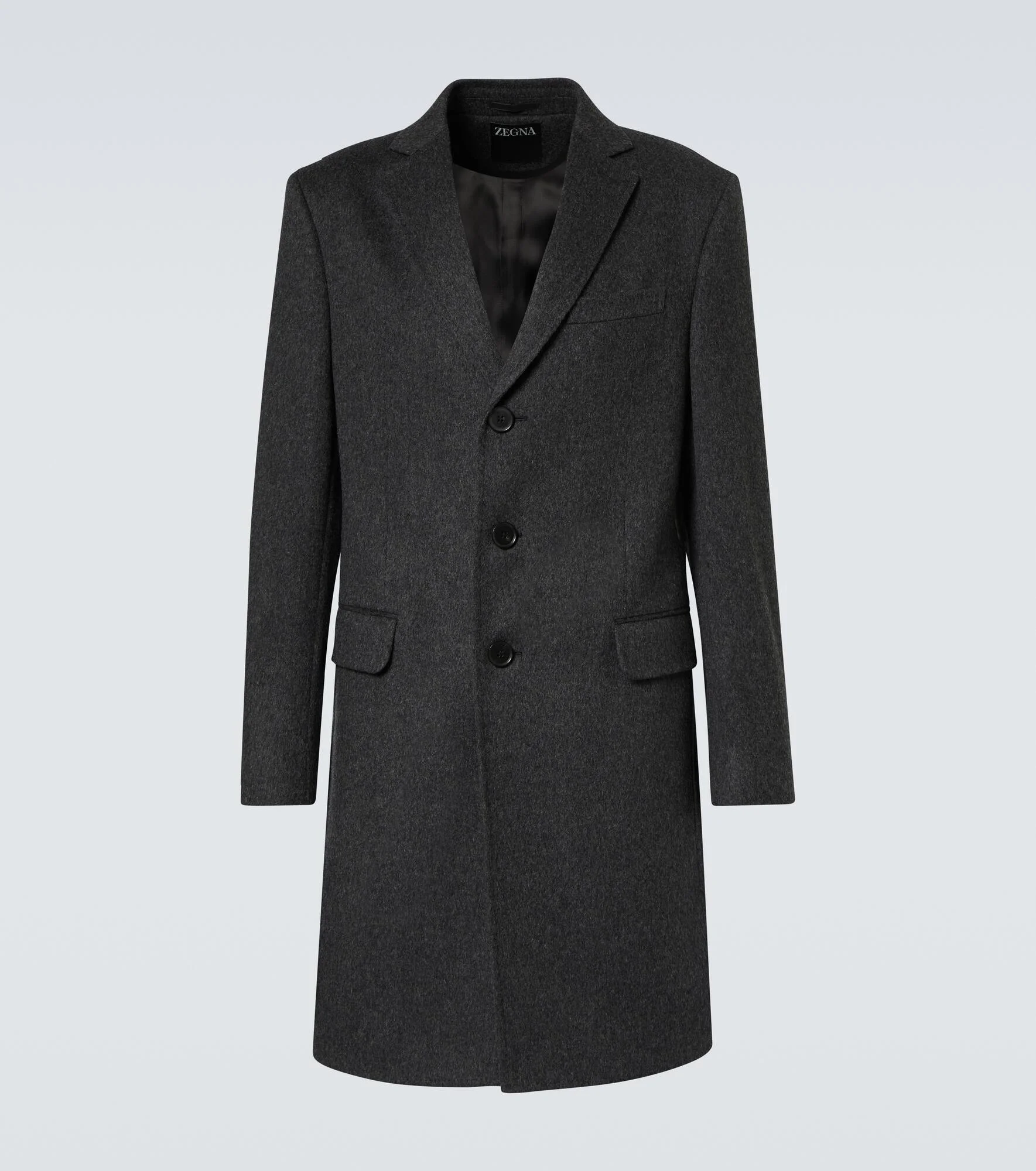 Wool and cashmere-blend coat - 1