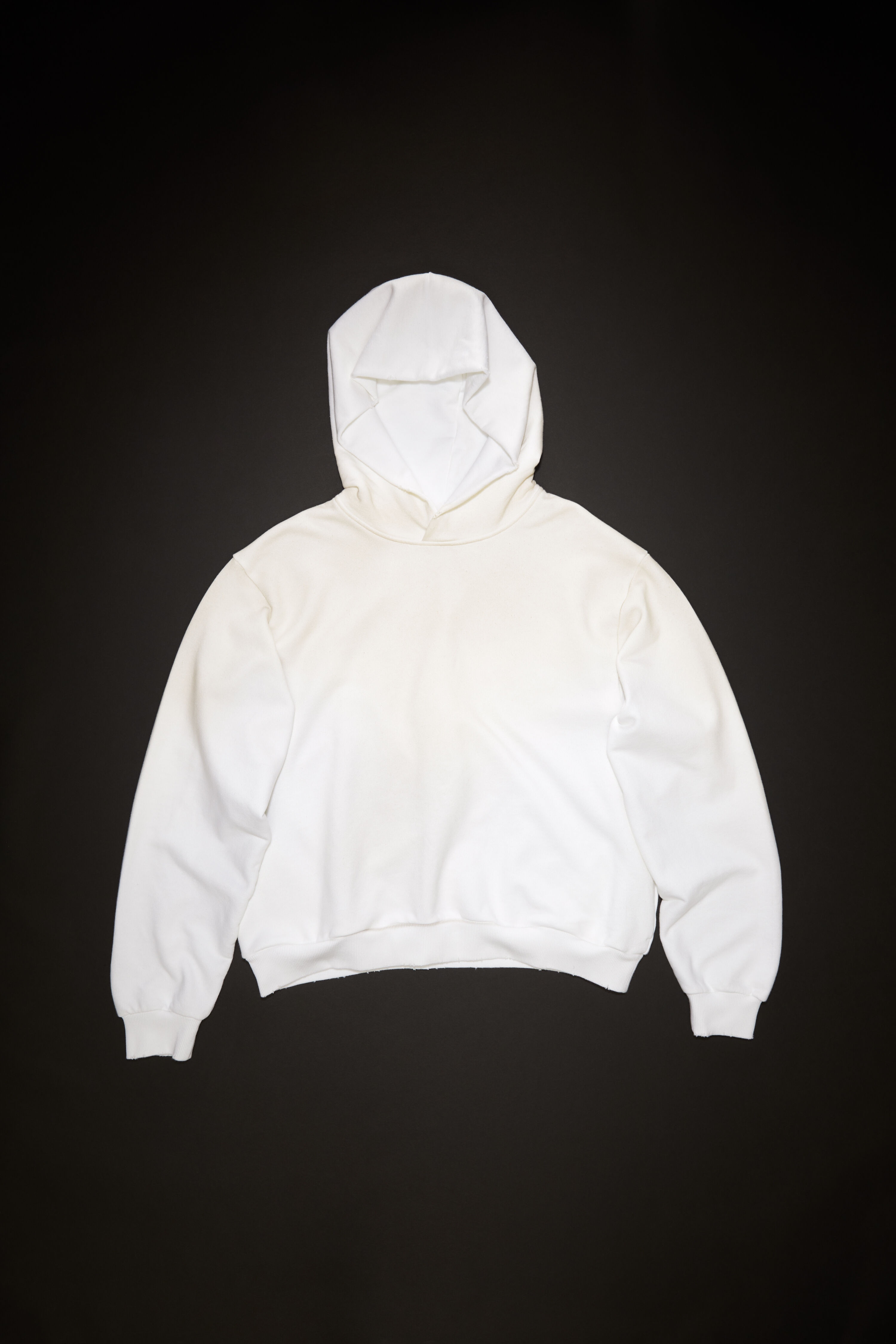 Logo hooded sweater - Dusty white - 1