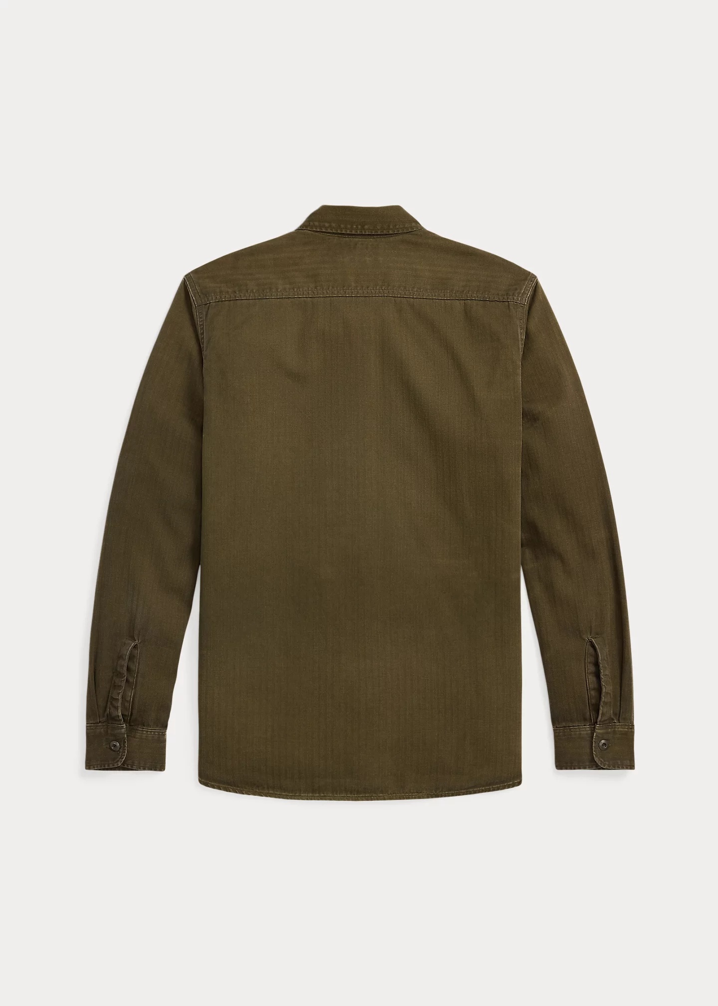 Garment-Dyed Herringbone Twill Workshirt - 2