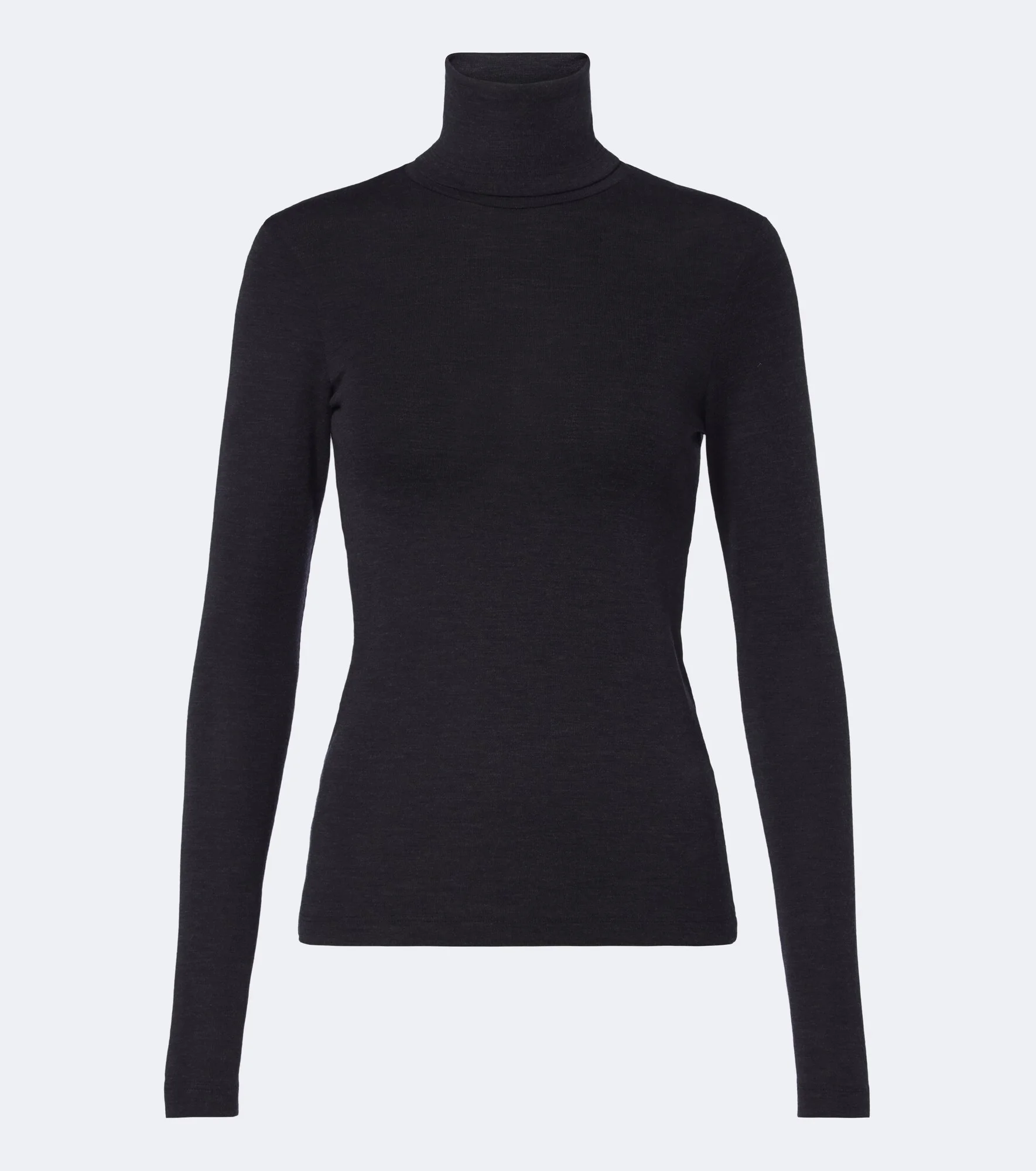 Knitted wool turtleneck sweater - 1