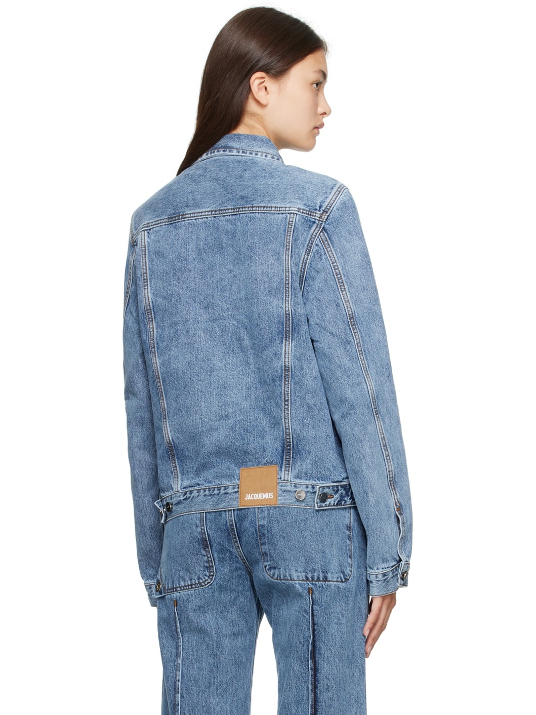 Blue Le Raphia 'La Veste de Nîmes Jao' Denim Jacket - 3