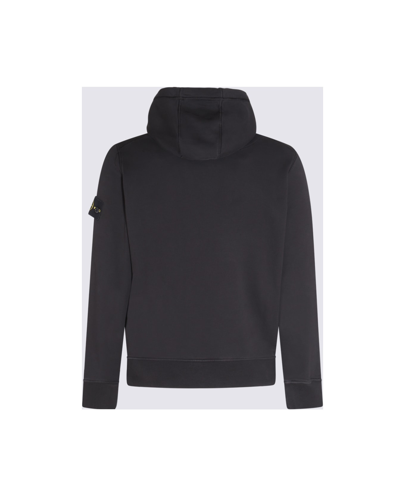 Black Cotton Hoodie Sweatshirt - 2